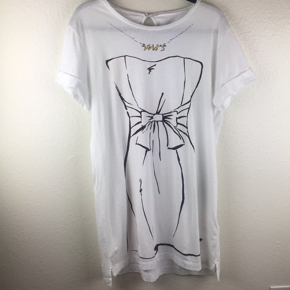 ♠️ Kate Spade Mrs. Tee Womens Size L